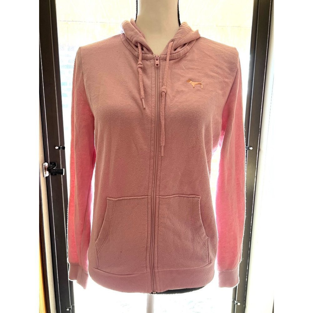 PINK Gold Sequin Pink Hoodie